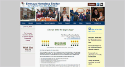 Desktop Screenshot of emmaushomelessshelter.org